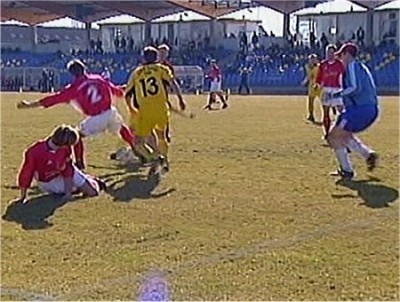  ... der Ball kommt zurück zu Grasser und im Liegen trifft er zum 3:1.
Schlüsselwörter: Grasser