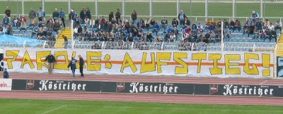  "Parole: Aufstieg!"
Schlüsselwörter: Fanblock