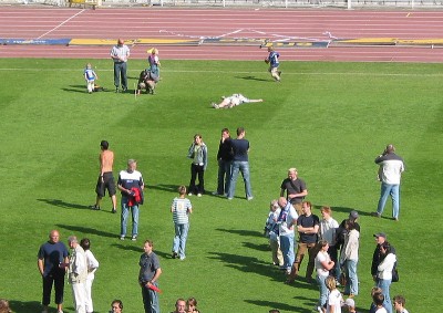 Nach dem Platz in Neuruppin wurde nun auch der Rasen für einen Erholungsschlaf genutzt.
