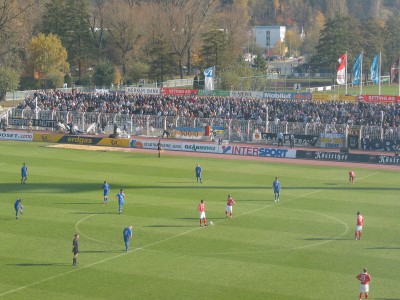 Anpfiff zum Derby.
