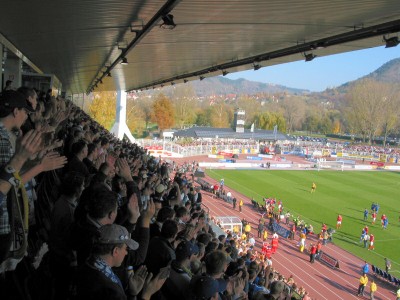 Der FCC wird schon zur Pause für eine erstklassige Leistung gefeiert.
