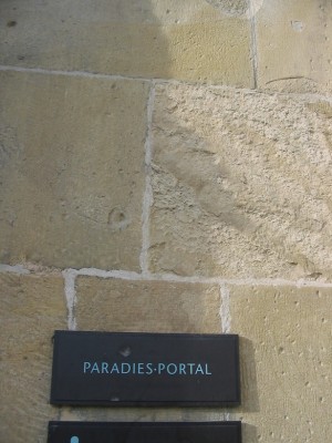 Das "Paradies-Portal" in Münster.
