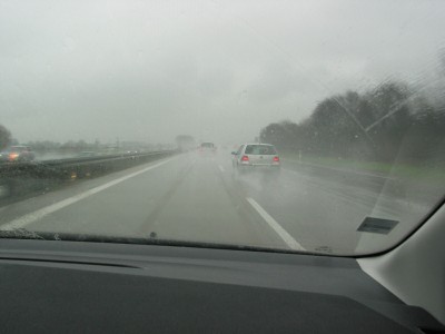 Trotz Mistwetter war die Rückfahrt in 3 Stunden geschafft.
