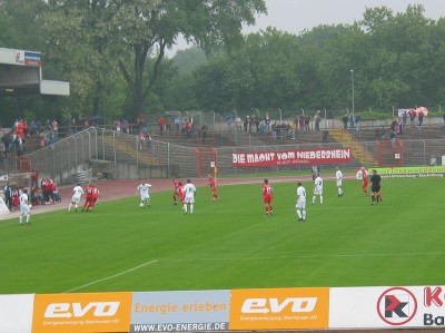 Der FCC in Halbzeit 1 noch mit sehr müden Beinen.
