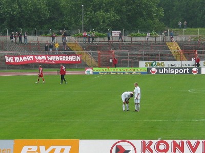 Dann war Schluss und Manai der traurigste Spieler des Tages.
