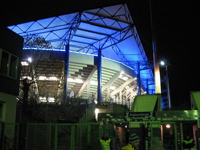 ... und dann ab in die MSV-Arena.
