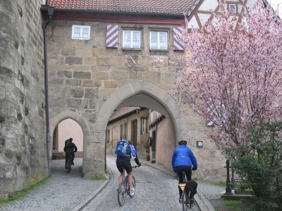 Erstes Zwischenziel der 2. Etappe war das nette Städtchen Kronach...
