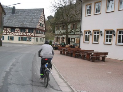 Die meisten Biergärten mußten leider links liegen gelassen werden...
