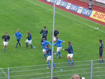 Hotsch macht die Mannschaft heiß.
