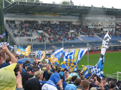 Knapp 1000 FCC-Fans waren vor Ort dabei.
