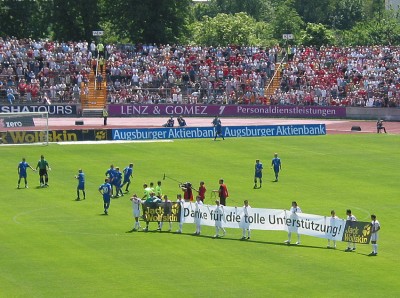 ... für den sich deren Team umgehend bedankte.
