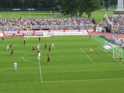 ... doch der Ball wollte nicht über die Linie.
