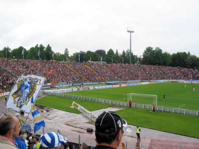 Sehr gut gefülltes Stadion - wie im letzten Jahr
