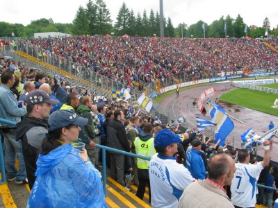 Etwa 1000 FCC-Fans waren beim Abschied aus der 2. Bundesliga dabei
