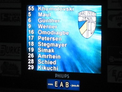 Die Startelf des FCC.
