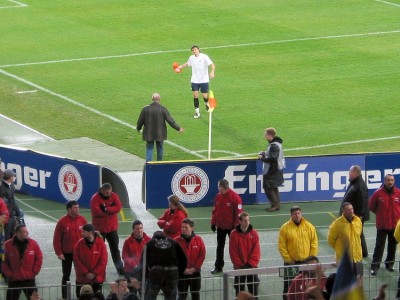 Dann wurde die Mannschaft noch einmal aus der Kabine gebrüllt
