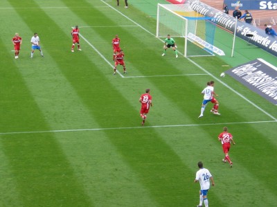 Noch ein Angriffsversuch, aber am Ende stand es 0:6 ... unbegreiflich
