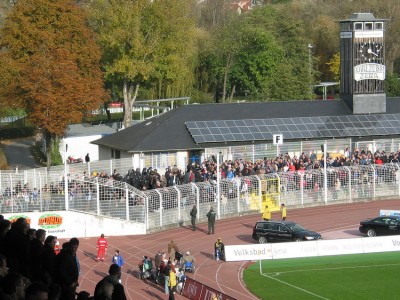 Im Block F wurde dann noch rund 20 Dynamos "Auf Wiedersehen" gesagt
