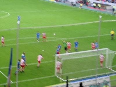 Der Rest des Spiels ließ kaum Hoffnung für den Abstiegskampf aufkommen
