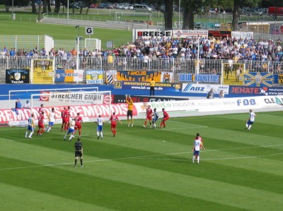 Der FCC ein paar Minuten ganz ansprechend und dann völlig von der Rolle - 0:2 zur Halbzeit
