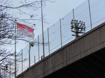 Das 60er-Stadion wurde präpariert
