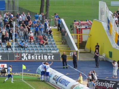 Und Ecki erlöst die FCC-Gemeinde - 1:0!
