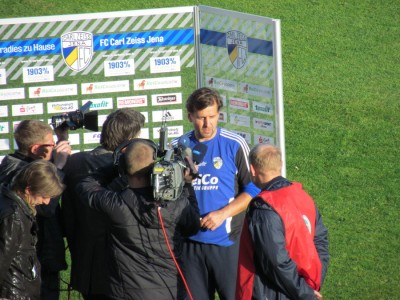 Das letzte Fernsehinterview als FCC-Trainer
