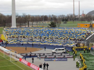 Prima Choreo in der Südkurve
