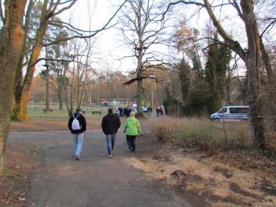 Die üblichen Offenbacher Parkwächter
