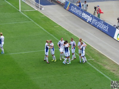 Und ganz fix nach Wiederanpfiff das 1:0
