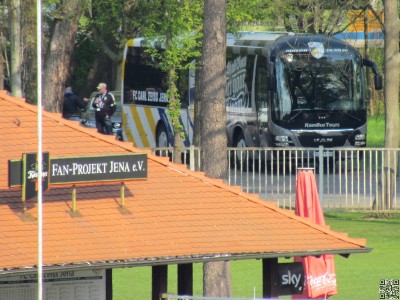 Der schicke Bus wurde mal ausgefahren
