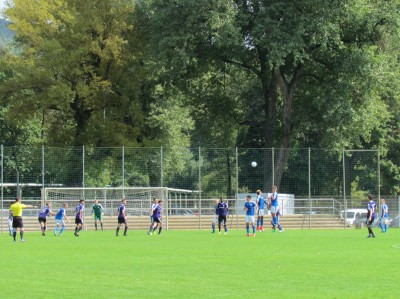 Kurz vor dem 4:0 der A-Junioren gegen TeBe
