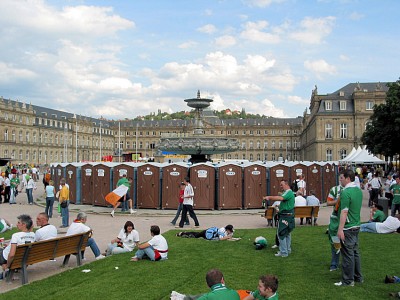 Idyllischer Schlossplatz
